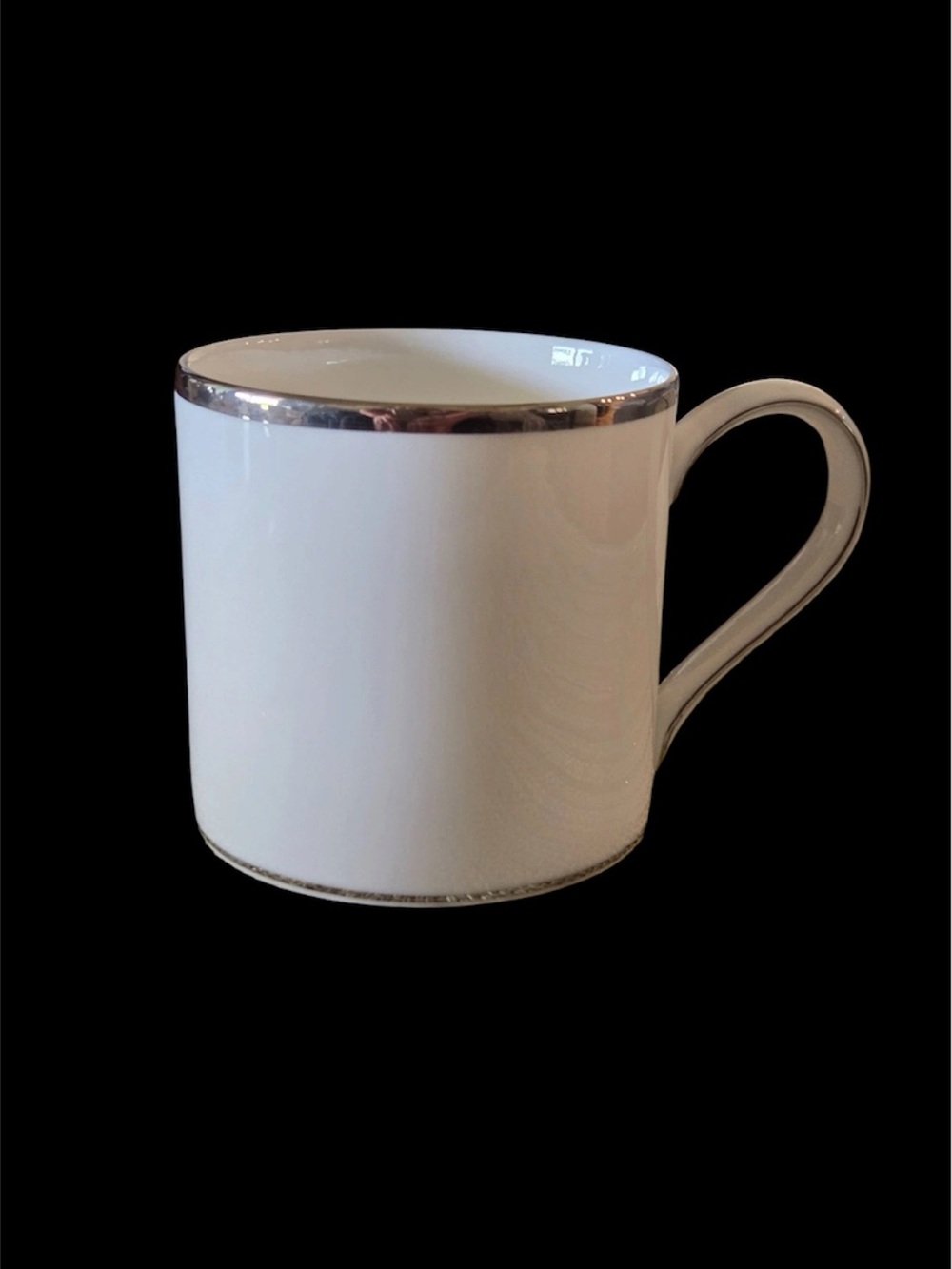 Wedgwood Sterling Bone China Coffee Mug with Platinum Trim